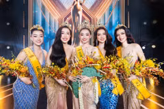 Top 5 chung cuộc Miss Grand Vietnam 2025. (Ảnh: BTC)
