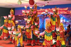 Nhã nhạc Cung đình Huế và múa Cung đình Huế được giới thiệu tại Australia. (Ảnh: Bộ VHTTDL)