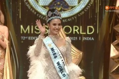 Người đẹp Thái Lan đăng quang Miss World 2025 tại Ấn Độ.