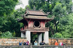 Văn Miếu-Quốc Tử Giám. (Ảnh: TTXVN)