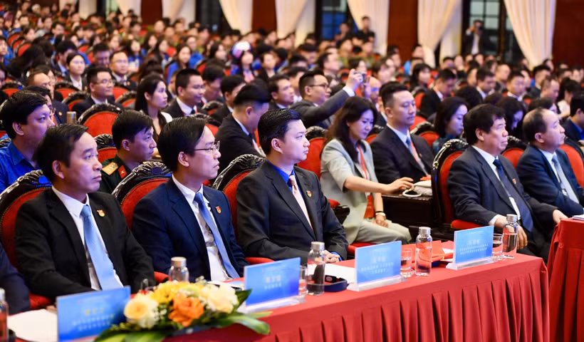 Khai mạc chương trình Gặp gỡ hữu nghị thanh niên Việt Nam-Trung Quốc lần thứ 24. (Ảnh: PV/Vietnam+).