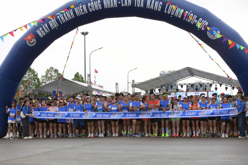 Ngày hội thu hút sự tham gia của đông đảo công nhân. (Ảnh: PV/Vietnam+)
