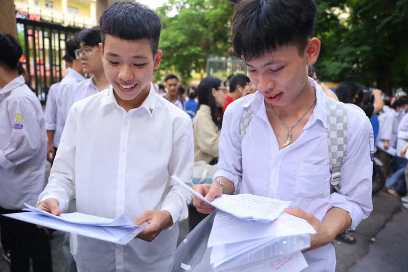 Thí sinh dự thi Tốt nghiệp Trung học phổ thông. (Ảnh: PV/Vietnam+)
