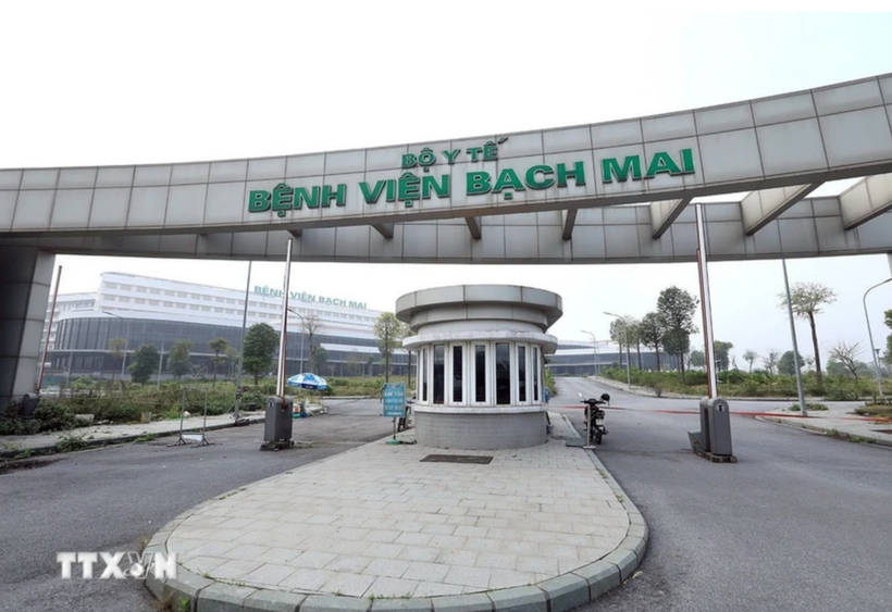 Cơ sở 2 Bệnh viện Bạch Mai. (Ảnh: Tuấn Anh/TTXVN)