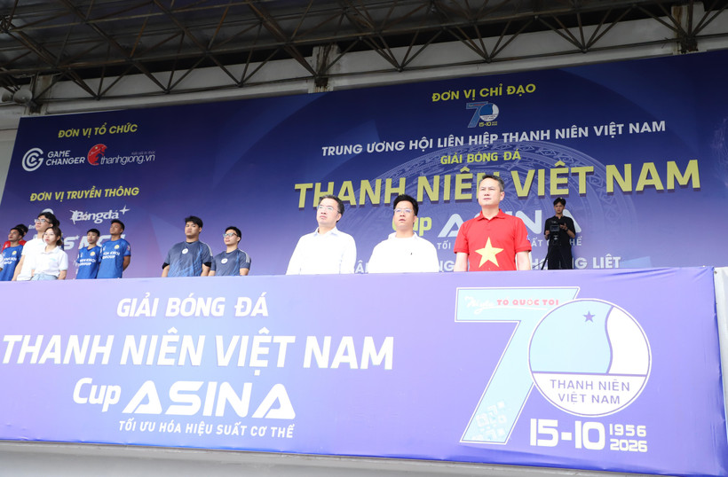 Sự kiện là sân chơi thể thao lành mạnh, bổ ích dành cho thanh niên và những người yêu thích bóng đá phong trào. (Ảnh: PV/Vietnam. (Ảnh: PV/Vietnam+)