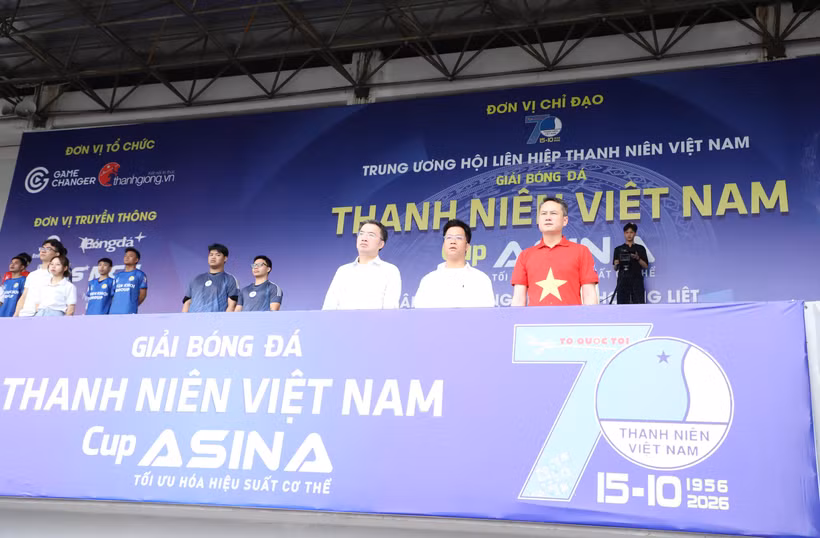 Sự kiện là sân chơi thể thao lành mạnh, bổ ích dành cho thanh niên và những người yêu thích bóng đá phong trào. (Ảnh: PV/Vietnam. (Ảnh: PV/Vietnam+)