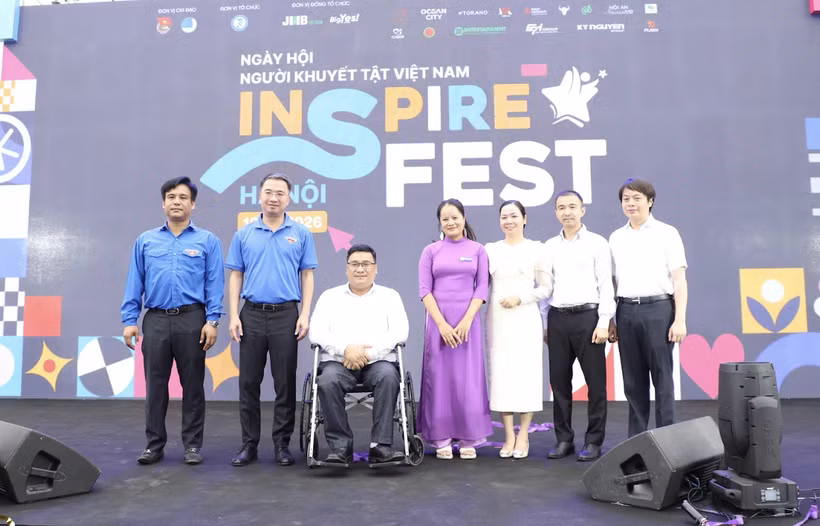Chương trình kỷ niệm Ngày Người khuyết tật Việt Nam – INSPIRE FEST 2026 diễn ra tại Hà Nội. (Ảnh: PV/Vietnam+)