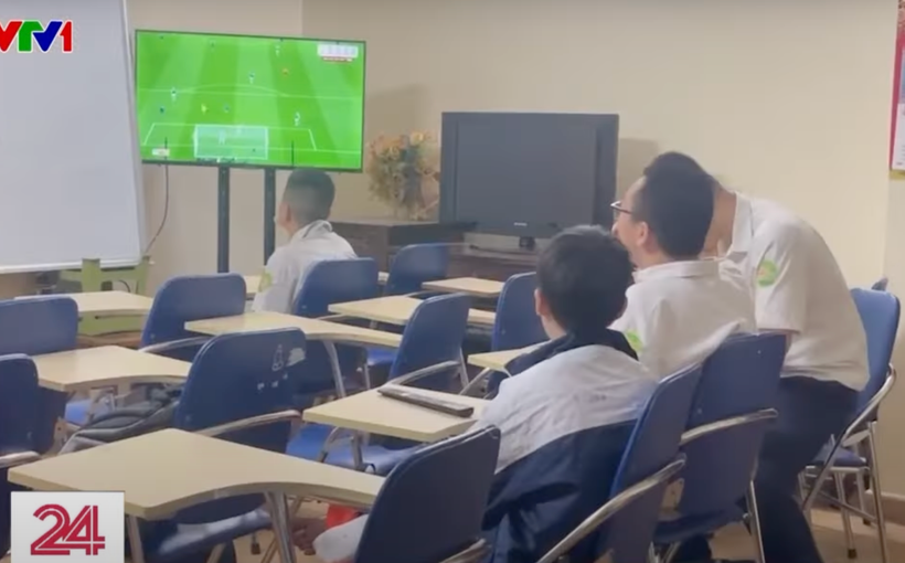 Cơ sở dạy thêm bị phản ánh. (Ảnh chụp màn hình)