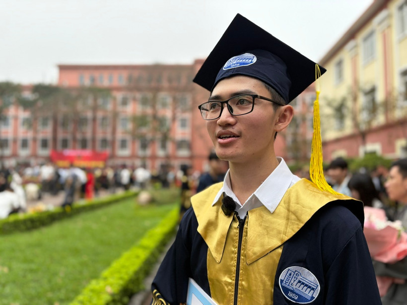 Sinh viên Nguyễn Phi Phong. (Ảnh: PV/Vietnam+)