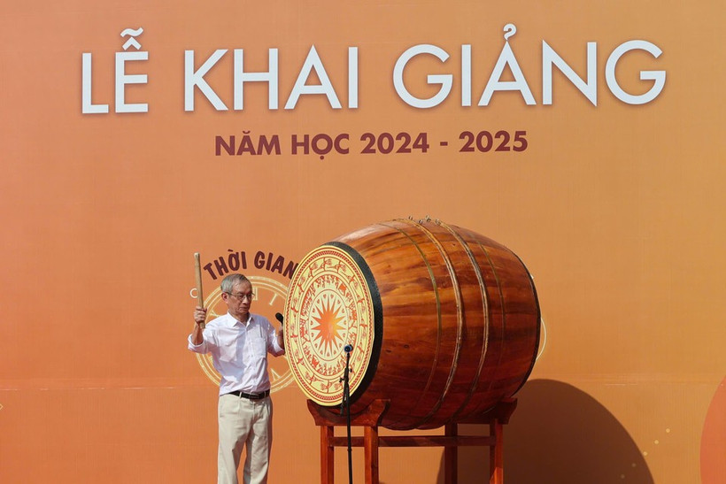 Năm nay, lễ khai giảng sẽ được tổ chức cùng lúc trên cả nước, ở tất cả các bậc học. (Ảnh minh họa: Minh Sơn/Vietnam+)