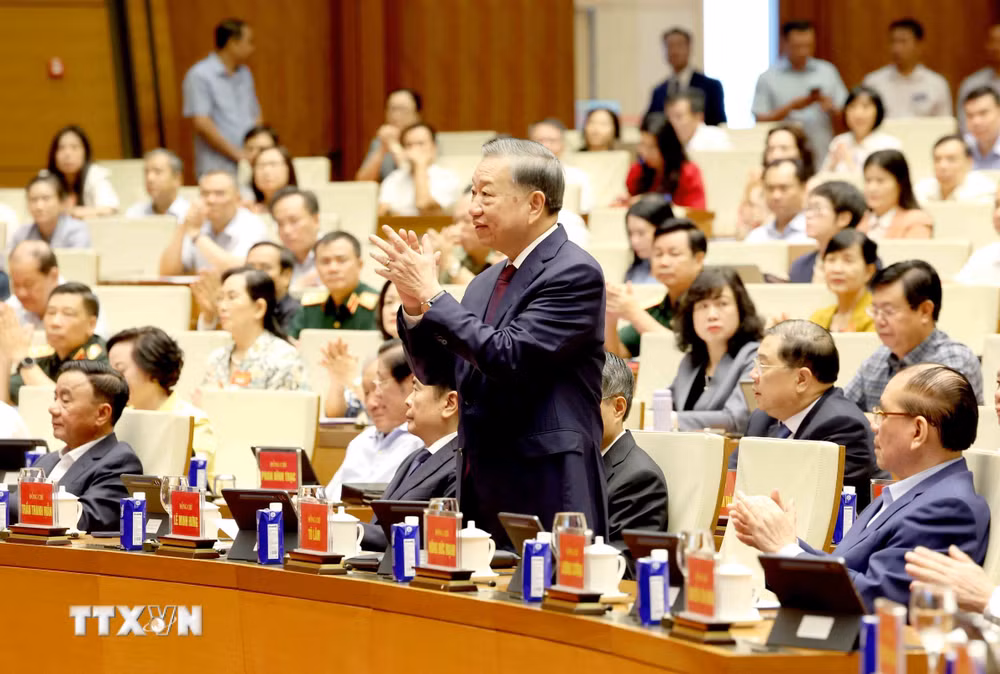 Chùm ảnh: Hội nghị toàn quốc quán triệt, triển khai thực hiện Nghị quyết Trung ương 4- Ảnh 7.