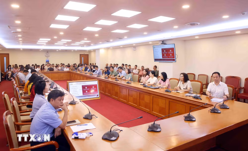 Chùm ảnh: Hội nghị toàn quốc quán triệt, triển khai thực hiện Nghị quyết Trung ương 4- Ảnh 28.