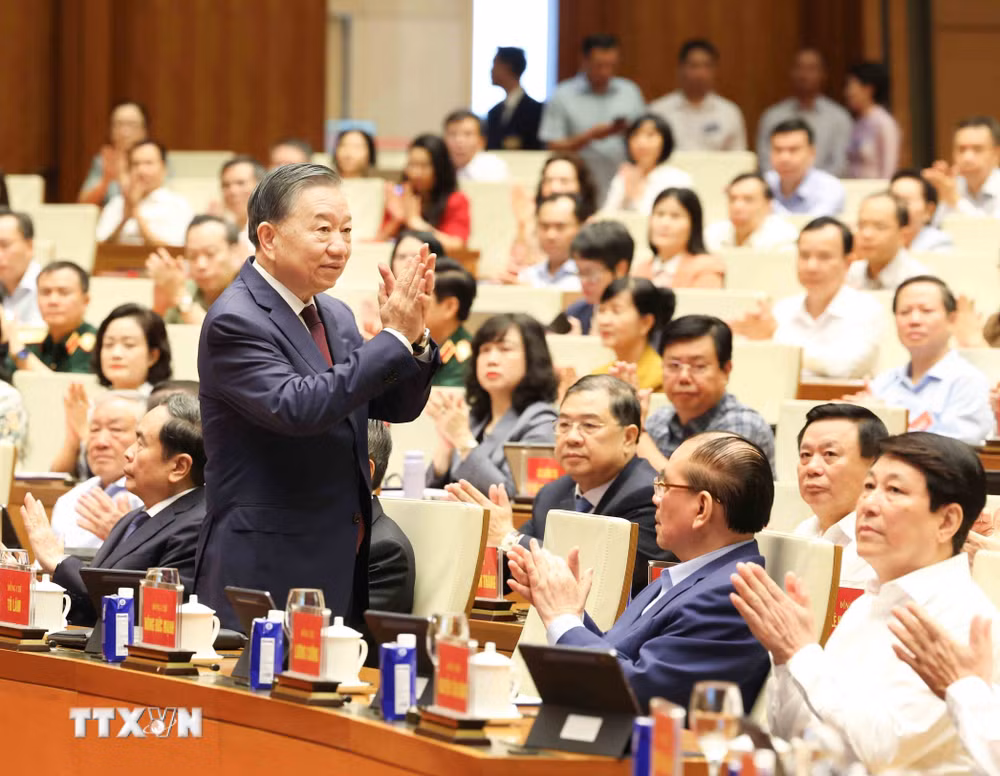 Chùm ảnh: Hội nghị toàn quốc quán triệt, triển khai thực hiện Nghị quyết Trung ương 4- Ảnh 8.