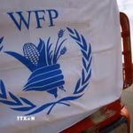 Biểu tượng Chương trình Lương thực thế giới của Liên hợp quốc (WFP). (Ảnh: IRNA/TTXVN)