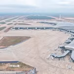 Toàn cảnh sân bay Long Thành. (Ảnh: Công Phong/TTXVN)