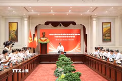 Tổng Bí thư, Chủ tịch nước Tô Lâm phát biểu chỉ đạo. (Ảnh: Thống Nhất/TTXVN)
