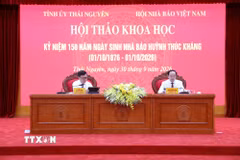 Chủ trì Hội thảo. (Ảnh: Vũ Hoàng Giang/TTXVN)