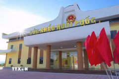 Cửa khẩu Huổi Puốc-Na Son dự kiến sẽ được nâng cấp thành cửa khẩu quốc tế trong năm 2027. (Ảnh: Xuân Tư/TTXVN)