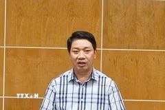 Cựu Phó Chủ tịch UBND tỉnh Thanh Hóa Lê Đức Giang. (Ảnh: Hoa Mai/TTXVN)