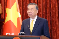 Tổng Bí thư, Chủ tịch nước Tô Lâm phát biểu giao nhiệm vụ. (Ảnh: Thống Nhất/TTXVN)