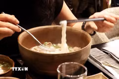 Phở - món ẩm thực truyền thống nổi tiếng của Việt Nam - được khách quốc tế yêu thích (Ảnh: Hồng Đạt/TTXVN)