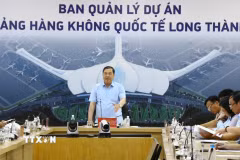 Phó Thủ tướng Thường trực Phạm Gia Túc phát biểu tại buổi làm việc. (Ảnh: Công Phong/TTXVN)
