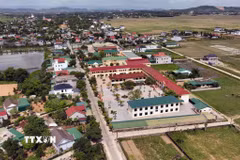 Xã Nghi Văn, huyện Nghi Lộc, Nghệ An. (Ảnh minh họa: Vũ Sinh/TTXVN)