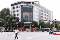 Trụ sở phường Ngọc Hà, thành phố Hà Nội. (Ảnh: Lê Đông/TTXVN)