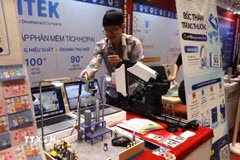 InnoEx góp phần kết nối các công ty khởi nghiệp với các nhà đầu tư. (Ảnh: Hứa Chung/TTXVN)