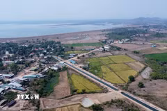 Vùng biên giới Ia Mơ (Gia Lai). (Ảnh: Hồng Điệp/TTXVN)