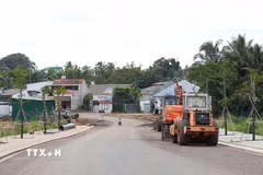 Một dự án đang được thi công tại Đắk Lắk. (Ảnh minhh ọa: Tuấn Anh/TTXVN)