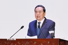 Chủ tịch Quốc hội Trần Thanh Mẫn phát biểu chỉ đạo. (Ảnh: Doãn Tấn/TTXVN)