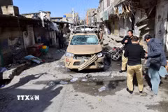 Hiện trường một vụ đánh bom ở Quetta, Pakistan. Ảnh minh họa. (Nguồn: THX/TTXVN)