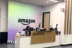Văn phòng tổng hành dinh thứ hai của Amazon tại khu vực Crystal City, bang Virginia (Mỹ). (Ảnh: Đoàn Hùng/TTXVN)