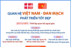 Quan hệ Việt Nam-Đan Mạch phát triển tốt đẹp