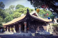 Chùa Vĩnh Nghiêm (Bắc Ninh) thuộc hệ thống Quần thể di tích và danh thắng Yên Tử-Vĩnh Nghiêm-Côn Sơn-Kiếp Bạc. (Ảnh: TTXVN phát)
