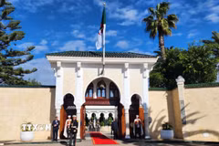 Phủ Tổng thống Algeria ra thông báo quốc tang 3 ngày. (Ảnh: Mạnh Hùng/TTXVN)
