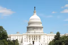 Tòa nhà Quốc hội Mỹ ở thủ đô Washington D.C. (Ảnh: Đoàn Hùng/TTXVN)