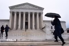 Tòa án Tối cao Mỹ ở Washington, D.C. (Ảnh: Kyodo/TTXVN)