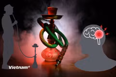 Đột quỵ do hút shisha. Ảnh minh họa. (Nguồn: Vietnam+)
