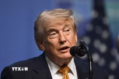 Tổng thống Mỹ Donald Trump. (Ảnh: AA/TTXVN phát)