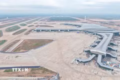Toàn cảnh sân bay Long Thành. (Ảnh: Công Phong/TTXVN)