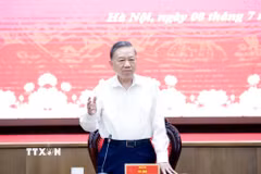 Tổng Bí thư, Chủ tịch nước Tô Lâm phát biểu chỉ đạo. (Ảnh: Thống Nhất/TTXVN)