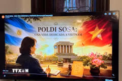 Phim về bà Poldi Sosa Schmidt, Chủ tịch ICAV. (Ảnh: chụp màn hình)