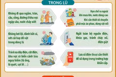 Hướng dẫn cách bảo đảm an toàn về tài sản và tính mạng trong và sau lũ
