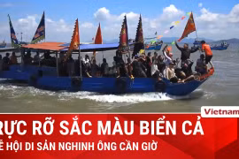 Sắc màu biển cả trong Lễ hội di sản Nghinh Ông Cần Giờ 