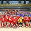 Đội tuyển Futsal Nữ Việt Nam lần đầu giành huy chương Vàng tại SEA Games. (Ảnh: VFF)