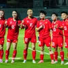 Đội tuyển Nữ Việt Nam giành chiến thắng đậm 6-0 trước Campuchia ở trận mở màn AFF Cup Nữ 2025. (Ảnh: Việt Anh/Vietnam+)