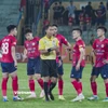 Liên đoàn bóng đá Việt Nam (VFF) chỉ đạo tăng cường công tác tổ chức các lượt trận cuối mùa giải 2024-2025, đặc biệt là công tác trọng tài. (Ảnh: Việt Anh/Vietnam+)