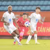 Câu lạc bộ Công an Hà Nội (áo đỏ) có thể lên ngôi vô địch V-League 2025/26 ở vòng 22. (Ảnh: VPF)